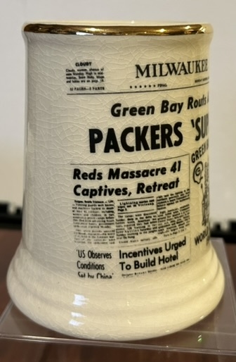 VINTAGE GREEN BAY PACKERS CHAMPIONSHIP MUG