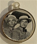 VINTAGE DUAL SIDED BOB HOPE, BING CROSBY & SHIRLEY TEMPLE GUMBALL CHARM