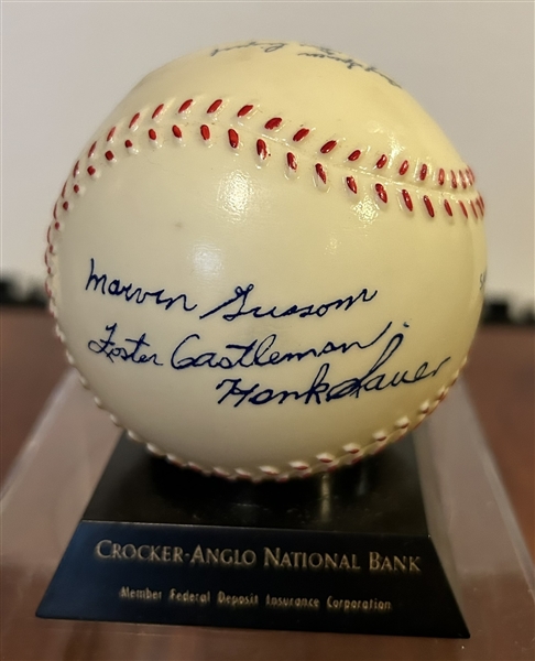 1958 SAN FRANCISCO GIANTS FACSIMILE SIGNED BASEBALL BANK