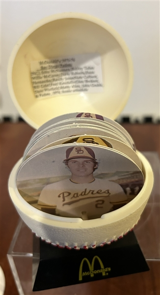 1974 SAN DIEGO PADRES SOUVENIR BALL w/CARDS