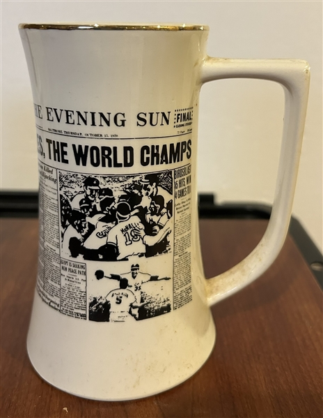 1966 & 1970 BALTIMORE ORIOLES CHAMPIONSHIP MUGS