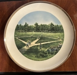 VINTAGE "THE AMERICAN NATIONAL GAME OF BASE BALL" PLATE