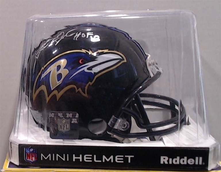 JONATHAN OGDEN SIGNED MINI HELMET 