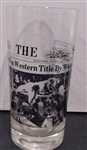 1968 BALTIMORE COLTS WESTERN DIVISION CHAMPS GLASS