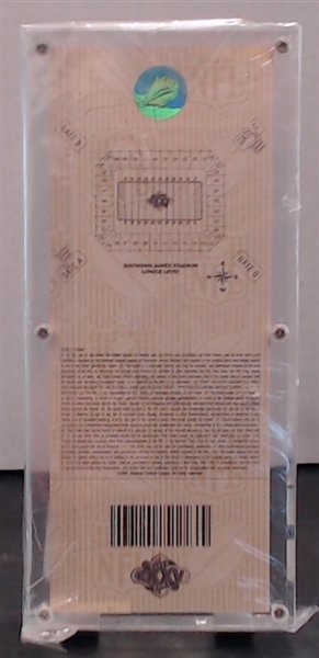 SUPER BOWL XXXV REPLICA TICKET 