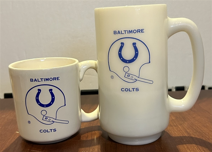 VINTAGE BALTIMORE COLTS MUGS - 2