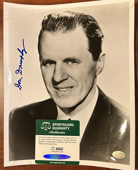 DON DUNPHY - BOXING ANNOUNCER- SIGNED PHOTO w/COA