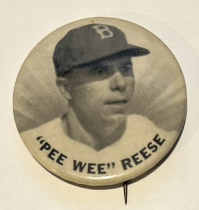 VINTAGE PEE WEE REESE BROOKLYN DODGERS PIN 