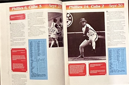 1980 PHILADELPHIA PHILLIES THE WORLD CHAMPIONS BOOKLET