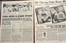 40s " CHICAGO CUBS NEWS" PAMPHLETS - 2 