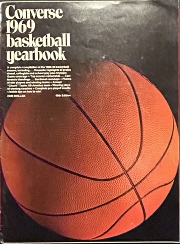 1969 CONVERSE BASKETBALL YEARBOOK w/ALCINDOR, MARAVICH & MORE!