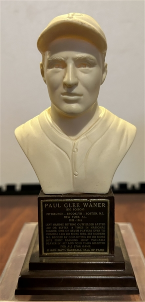 1963 PAUL WANER HALL OF FAME BUST / STATUE