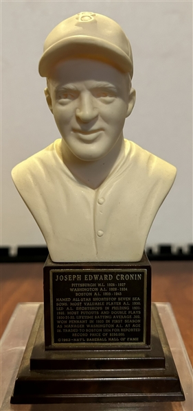 1963 JOE CRONIN HALL OF FAME BUST / STATUE