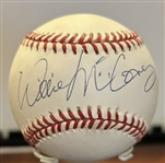 WILLIE MCCOVEY SIGNED "ONL" BASEBALL w/COA