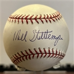 MEL STOTTLEMYRE SIGNED "OML" BASEBALL w/COA