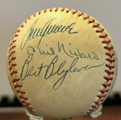 300 WIN SIGNED BASEBALL w/LOA- 10 SIGNATURES - RYAN/SEAVER & MORE