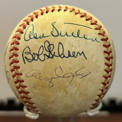 300 WIN SIGNED BASEBALL w/LOA- 10 SIGNATURES - RYAN/SEAVER & MORE