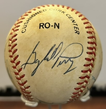 300 WIN SIGNED BASEBALL w/LOA- 10 SIGNATURES - RYAN/SEAVER & MORE