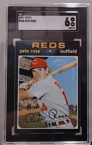 1971 TOPPS PETE ROSE SGC 6