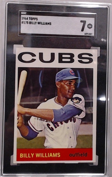 1964 TOPPS BILLY WILLIAMS SGC 7