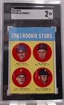 1963 TOPPS WILLIE STARGELL ROOKIE STARS SGC 2