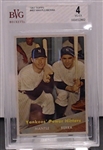 1957 TOPPS YANKEES POWER HITTERS BECKETT 4 