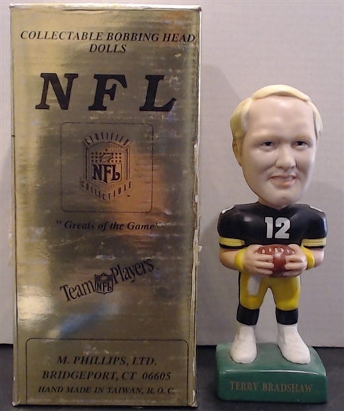 TERRY BRADSHAW SAMS BOBBING HEAD W/ BOX