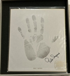 GALE SAYERS SIGNED "HANDPRINT" w/BOX