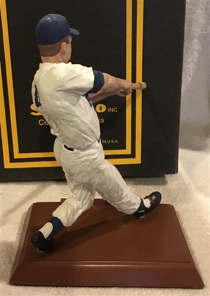 DUKE SNIDER BROOKLYN DODGERS SIGNED SALVINO STATUE w/BOX & COA