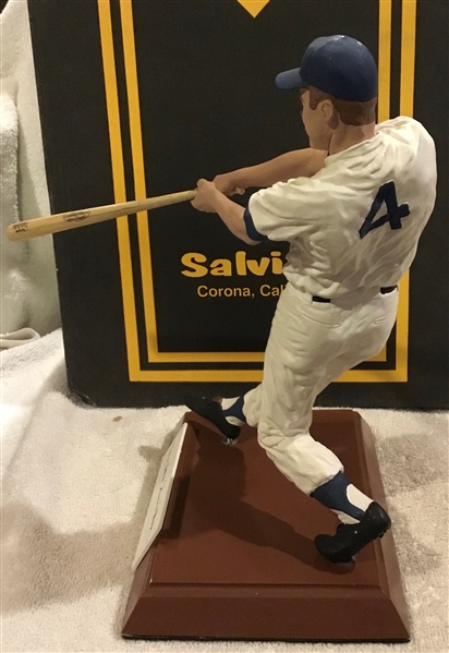 DUKE SNIDER BROOKLYN DODGERS SIGNED SALVINO STATUE w/BOX & COA