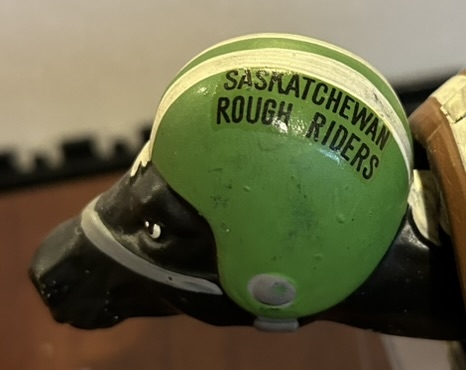 60's CFL SASKATCHEWAN ROUGHRIDERS BOBBING HEAD/NODDER