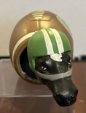 60's CFL SASKATCHEWAN ROUGHRIDERS BOBBING HEAD/NODDER