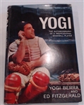 YOGI BERRA AUTOGRAPHED BOOK "YOGI" W/ CAS COA