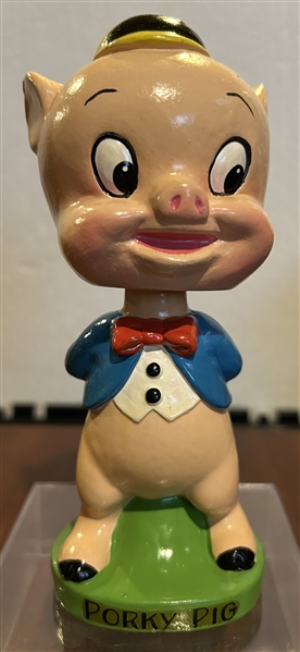 60's PORKY PIG BOBBING HEAD- HTF