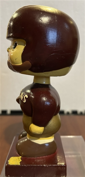 60's WASHINGTON REDSKINS SQUARE BASE BOBBING HEAD 