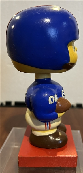 60's NEW YORK GIANTS WOOD BASE BOBBING HEAD 