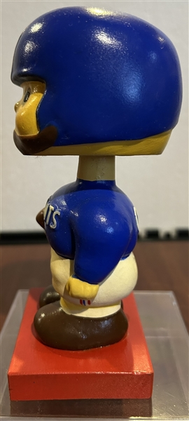 60's NEW YORK GIANTS WOOD BASE BOBBING HEAD 