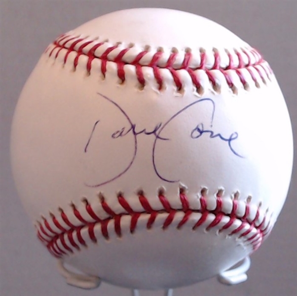 DAVE CONE AUTHOGRAPHED BASEBALL W/ CAS COA