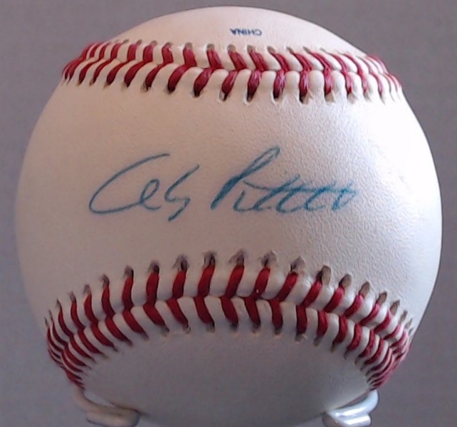 ANDY PETTITE AUTHOGRAPHED BASEBALL W/ CAS COA