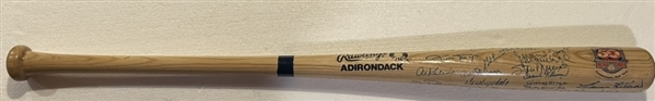 HALL OF FAME SIGNED BAT - 40 SIGNATURES w/COA- MUST SEE!