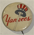 VINTAGE 50s NEW YORK YANKEES PIN