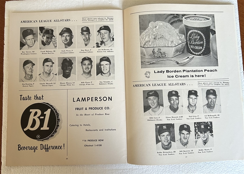 1957 MLB ALL-STAR GAME PROGRAM @ ST. LOUIS