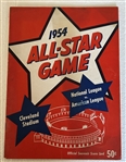 1954 MLB ALL-STAR GAME PROGRAM @ CLEVELAND