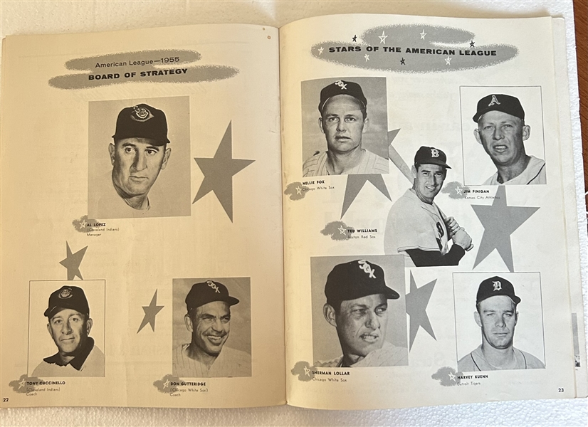 1955 MLB ALL-STAR GAME PROGRAM @ MILWAUKEE