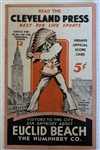 1931 CLEVELAND INDIANS vs CHICAGO WHITE SOX PROGRAM - MUST SEE!