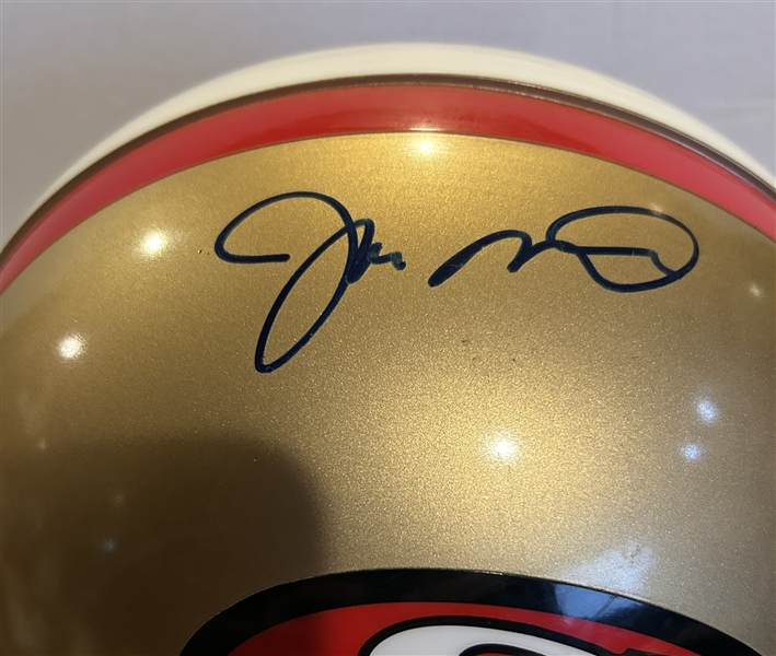 JOE MONTANA SIGNED FULL SIZE S.F. 49ers HELMET w/JSA COA