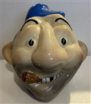 VINTAGE 50s BROOKLYN DODGERS "GIBBS-CONNER" MASCOT COOKIE JAR