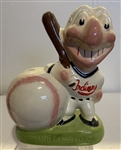 VINTAGE 50s CLEVELAND INDIANS "CHIEF WAHOO" BANK