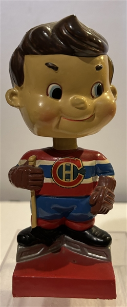 60's MONTREAL CANADIANS HIGH SKATE BOBBING HEAD 