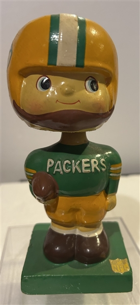 60's GREEN BAY PACKERS SQUARE BASE BOBBING HEAD